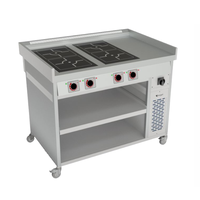 Cuisinière à induction commerciale |   Table de cuisson à induction électrique à commande numérique, sans flamme, économe en énergie, protection de sécurité avancée
