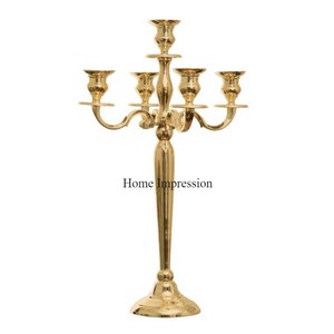 Diseño ventajoso Plata Brillante Pulido Forma grande Centro de mesa de boda y accesorios de decoración de mesa Suministros DE LA India - Product Image 3