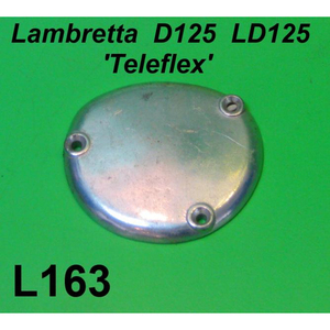 <b>Gear</b> selector <b>box</b> cover - Teleflex type - Lambretta D + LD 125cc - Product Image 1