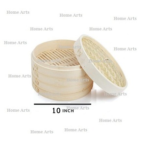 Dernier design de cuiseur vapeur en bambou rond, taille personnalisée, boîte à dim sum du fabricant en Inde - Product Image 1