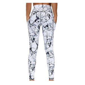 Pantalones de Yoga Personalizados para Mujer, Cintura Alta, Transpirables, Ecológicos, Sin Costuras, Conjunto Deportivo, Logotipo Personalizado, Alta Calidad - Product Image 3