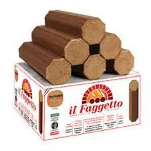 RUF Wood Briquettes / Nestro or Round Wood Briquettes in 10kg packaging