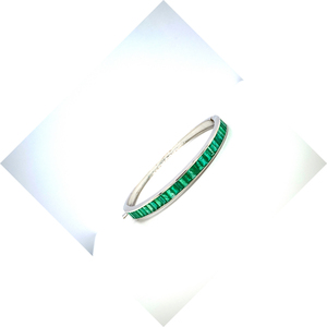 <b>925</b> <b>Silver</b> Jewellery <b>Sterling</b> Emerald CZ Tennis <b>Bracelet</b> for Women Emerald Tennis <b>Bracelet</b> Hip Hop Neutral Style <b>Bracelet</b> - Product Image 2