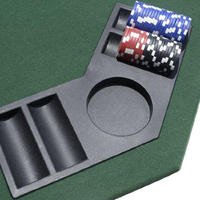 Tapis de Table de Poker pliable, moderne, portable, de luxe, personnalisé, pliable, Blackjack, roulette, vente de Casino, meilleure qualité