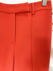 El más nuevo 2025 primavera diseñador carrera moda traje conjunto mujer solo botón Slim Fit Blazer Flare pantalones traje dos piezas - Product Image 2