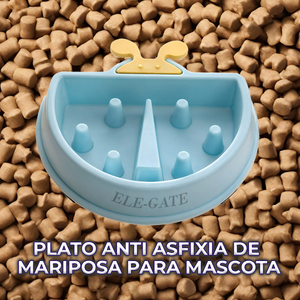 Plat à croquettes en silicone solide en forme de papillon pour cuisson lente - Product Image 6