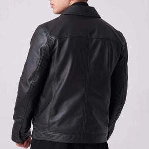 Mens Premium Original Leather Trendy Design High Demanded Windproof Comfortable <b>Perfect</b> <b>Fit</b> Real Genuine Mens Leather jacket - Product Image 2