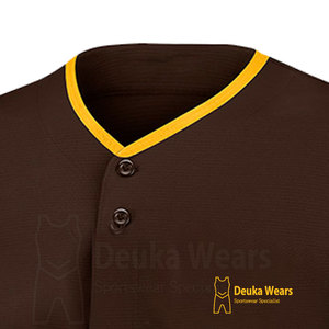 Tenue d'équipe de baseball personnalisée avec impression par sublimation, manches courtes, tissu 100 % polyester anti-humidité, conception OEM sur mesure - Product Image 6