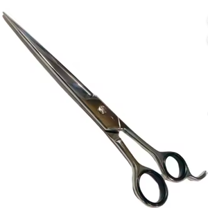 Ciseaux de coiffure professionnels en acier inoxydable de 10 pouces avec lames droites lisses pour une utilisation personnelle de beauté de salon de coiffure - Product Image 1