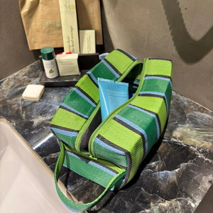 Nylon Recycled Custom Pattern Polypropylene Plastic Cosmetic Toiletry Pouch Fashion Zipper Makeup <b>Bag</b> for Women New Luxury - Product Image 3