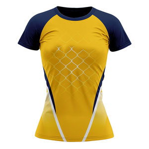 T-shirt de sport en polyester 100 % écologique à col rond et manches courtes, haute performance, confortable pour l'entraînement et les matchs - Product Image 5