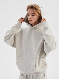 Sudadera Personalizada al por Mayor, 280g, Felpa, 100% Algodón, Sin Cordones, Unisex, Lisa, Impresión DTG, Ropa Urbana de Invierno, Secado Rápido, Ecológica - Product Image 4
