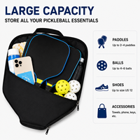 Housse de protection imperméable en néoprène de haute qualité avec logo personnalisé pour raquettes de pickleball portables extra longues