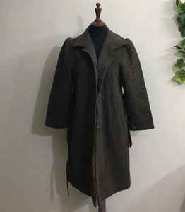 เสื้อเทรนช์โค้ทตัวยาวสำหรับผู้หญิงเสื้อโค้ทผ้าฝ้ายถักหรูหราแห้งเร็วเสื้อแจ็คเก็ตโลโก้ตามสั่งสำหรับฤดูหนาว - Product Image 1