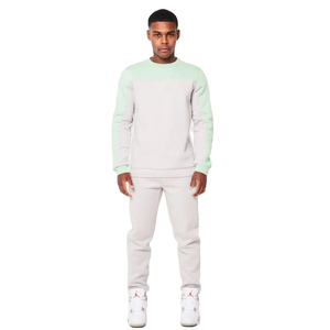 Midweight Cotton Fleece Crewneck Sweatshirt Drop Shoulder Regular Fit Breathable Smooth Finish Custom Logo - Product Image 4