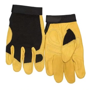 Good Quality Full <b>Finger</b> Leather Working <b>Gloves</b> for Men XL Size Breathable Hand Protection with Anti-Slip working <b>Glove</b> - Product Image 5