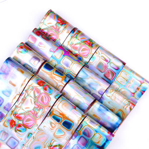 ฟอยล์ตกแต่งเล็บลายหินอ่อน 16 ชิ้น - สติ๊กเกอร์ติดเล็บแบบ 2 มิติ เงางาม สำหรับอุปกรณ์ทำเล็บ - Product Image 4