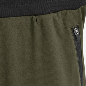 กางเกงขายาวผู้ชายคุณภาพสูง น้ำหนักเบา เอวกลาง สำหรับฤดูใบไม้ผลิ ออกกำลังกาย ลำลอง ผ้าฝ้ายผสมขนสัตว์ ลายทาง ทรงตรง - Product Image 6