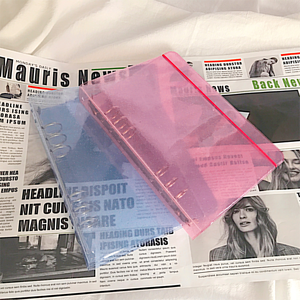 Deserve to Have Transparent Laser <strong>Notebook</strong> Planner Organizer Personal Transparent Refillable Planner - Product Image 2