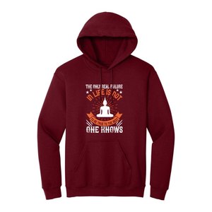 Sweat à capuche d'hiver pour femmes Poche kangourou Thème Bouddha Impression poitrine Couleurs personnalisables Logo avant-260-300 + GSM - Product Image 1