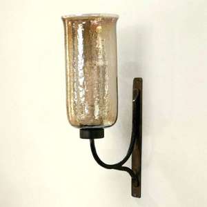 Portavelas de pared forjado a mano - Product Image 5