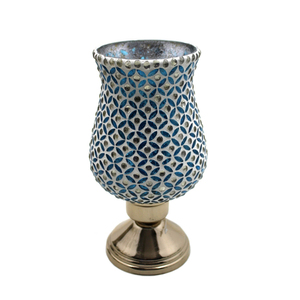 Diseño impresionante Decoración del hogar Hierro Vidrio Hurricanes Titular Níquel Acabado Tamaño estándar Vela Hurricanes Titular - Product Image 6