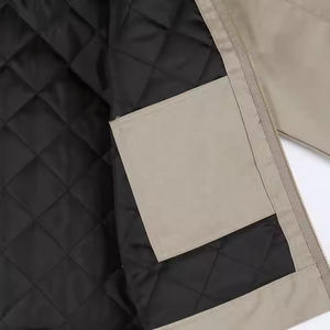 Chaqueta Cortavientos para Hombre, Tejido Personalizado, Cierre de Cremallera, Bordado Frontal, 100% Algodón Ecológico - Product Image 6