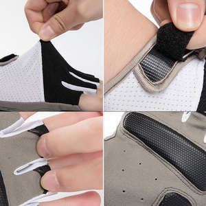 Fabricant de gants de cyclisme à demi-doigts dernière conception pour hommes femmes soutien du poignet sport entraînement gants de cyclisme respirants - Product Image 6