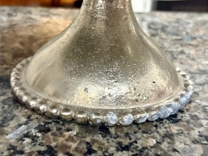 Bol de service sur pied en argent finition élégante, vaisselle décorative, adapté aux fêtes, aux rassemblements et aux cadeaux, en provenance d'Inde - Product Image 4