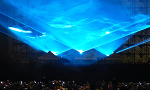 Luces de escenario controladas por aplicación de luz láser de 5W al por mayor para ceremonias de boda y decoraciones de primer baile de nueva pareja - Product Image 5