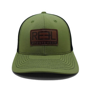 6 Panneau Trucker Chapeau Personnalisé En Cuir Patch Snapback Maille Adulte Mode Sport Casquette En Plein Air Chasse Camping Meilleure Casquette Usine - Product Image 1