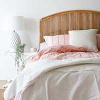 Tête de lit en rotin naturel faite à la main pour chambre à coucher, pour la maison et l'hôtel, villa DG21, design tendance, modèle tendance, style de vie