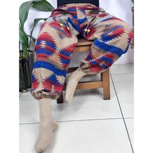 Unisex Boho Hareem <b>Pant</b> Men's Yoga Leisure <b>Pants</b> Yak <b>Wool</b> Blend Aztec Geometric Non-Itchy Warm Hand Stitched Hippie Tribal Style - Product Image 3