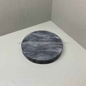 Sous-verres en pierre naturelle fabriqués à la main finition lisse ensemble de dernière conception pour l'intérieur de la cuisine ou les occasions de mariage - Product Image 1