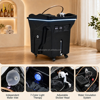 Bassin de lavage portable pour shampoing et spa capillaire, design moderne, économique, pour salon de coiffure