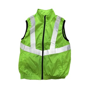 Hi-Vis 100% Polyester <b>Reflective</b> <b>Safety</b> <b>Clothing</b> air Conditioner Workwear Cooling Vest with Fan - Product Image 1