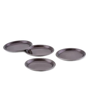 Sous-verre en métal en acier inoxydable de qualité supérieure avec logo personnalisé Sous-verre en métal en laiton plaqué or martelé - Product Image 2