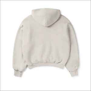 Sweat-shirt à capuche surdimensionné de haute qualité 500 g/m², logo personnalisé, uni, noir, lourd, coupe ample pour homme, sweat-shirt unisexe - Product Image 2