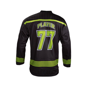 Maillot de hockey sur glace personnalisé pour hommes, sublimation, design pour jeunes, logo, maillots de hockey, vêtements, 100% polyester, uniforme de hockey sur glace - Product Image 2
