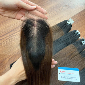 Perruques vietnamiennes avec lace closure, couleur personnalisée HD 2x6, extensions de cheveux humains - Product Image 2