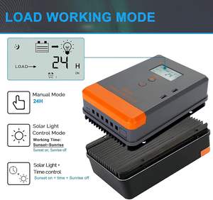 PowMr 20A 30A 40A <span class=keywords><strong>12V</strong></span> 24V Controlador <span class=keywords><strong>de</strong></span> carga solar automático MPPT Regulador <span class=keywords><strong>de</strong></span> carga solar para batería <span class=keywords><strong>de</strong></span> plomo ácido y litio - Product Image 4