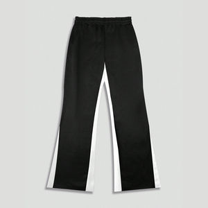 กางเกงวอร์มขายดี ผ้าฟลีซคอตตอน 100% ทรงขาบาน เอวกลาง กางเกงแทร็คแบบซ้อน ทรงจ็อกเกอร์สำหรับผู้ชาย สกรีนลายพัฟฟ์แบบกำหนดเอง เนื้อผ้าหนา - Product Image 1