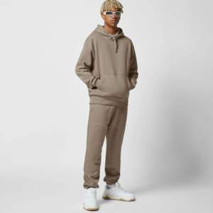 Venta al por mayor de alta calidad de algodón francés Terry Drop Shoulders Sudadera con capucha térmica de gran tamaño Pullover Hoodies Plain Unisex Custom Hoodies - Product Image 4