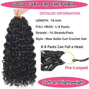 Cheveux synthétiques <span class=keywords><strong>GoGo</strong></span> Curl pour femmes noires, ombré T27, boucles courtes de plage, extensions de cheveux synthétiques à torsades profondes - Product Image 4