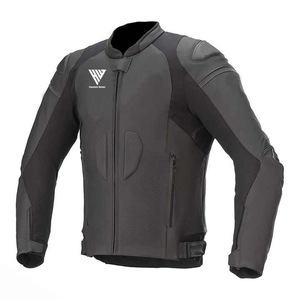 Veste en cuir véritable pour moto, prix d'usine OEM, haute qualité, imperméable, vente en gros, vestes de moto de haute qualité - Product Image 1
