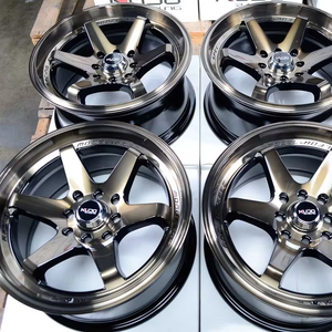 ล้อแม็กซ์สีดำบรอนซ์ใหม่แกะกล่อง ขนาด 15x7 ขอบ 4x100/114.3 สำหรับ Cooper Yaris MR2 - Product Image 2