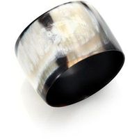 Bracelet manchette unique en corne brute avec pierre Polki, bijoux de mode de qualité supérieure par des artisans indiens, boutons de manchette et bracelet en corne de buffle