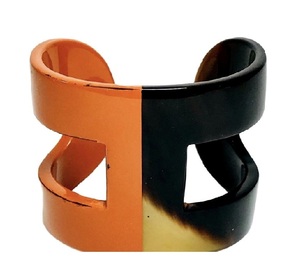 Pulsera de cuerno único, brazaletes de cuerno de búfalo Natural, pulseras de cuerno pulido ancho para mujer, joyería Bohemia, accesorios de moda - Product Image 1