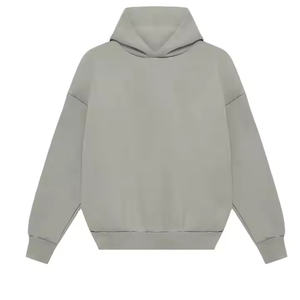 Custom Solid Breathable Winter Men's Puff Printing Cotton Heavyweight Fleece <b>Full</b> <b>Zip</b>-<b>Up</b> <b>Hoodie</b> Your Logo Label Tag Card - Product Image 4