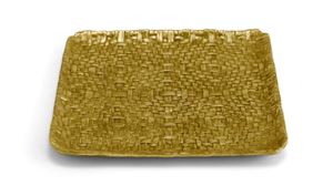 ถาดสำหรับตกแต่งอาหารสีน้ำตาลหรูหราพร้อมด้ามจับสีทองสำหรับห้องครัวถาดเสิร์ฟอาหารดีไซน์ล่าสุด - Product Image 2